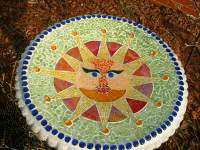Mosaics Birdbaths Mosaic